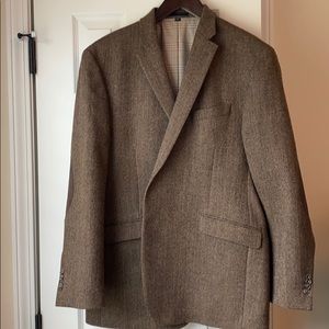 Jos. A Bank. Brown wool herringbone sportcoat NWOT